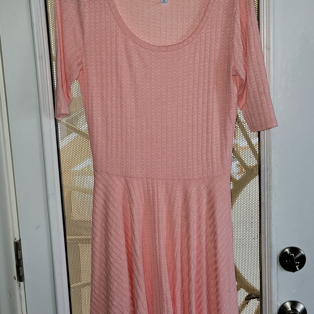 LuLaRoe Soft Pink Midi Dress